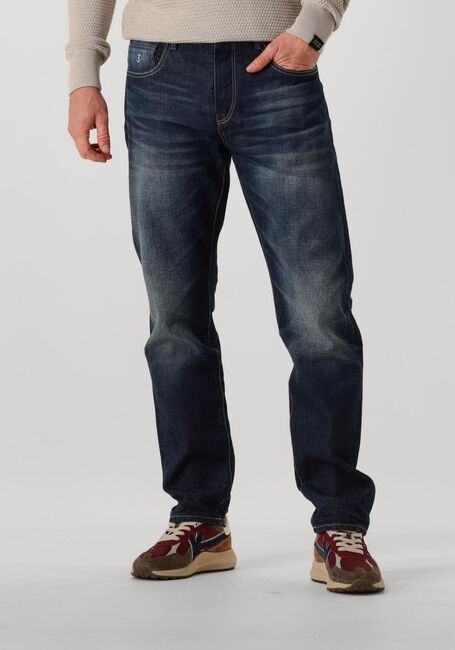Donkerblauwe BUTCHER OF BLUE Straight leg jeans STOCKTON STRAIGHT SHADOW MID DENIM - large
