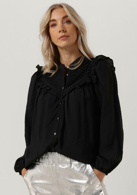 CO'COUTURE CALLUM FRILL SHOULDER SHIRT Blouses en noir - large