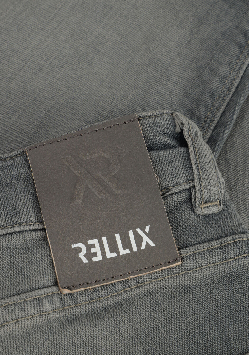 Grijze RELLIX Jeans DENIM SHORT GREY - large