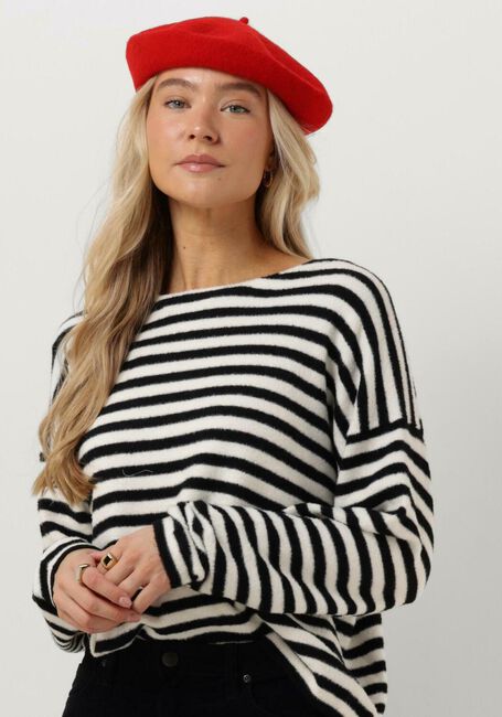 CATWALK JUNKIE Pull KN SOFT STRIPE en noir - large