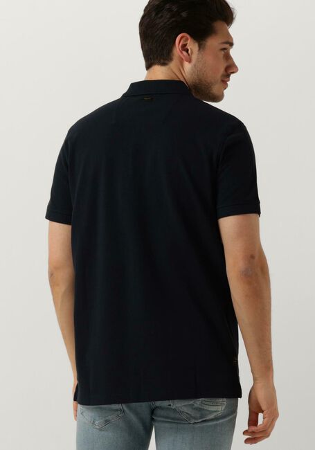 PME LEGEND Polo SHORT SLEEVE POLO GARMENT DYE en bleu - large