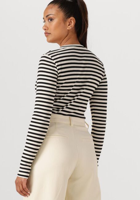 INWEAR DAGNAIW STRIPED TSHIRT LS Hauts & T-shirts en noir - large