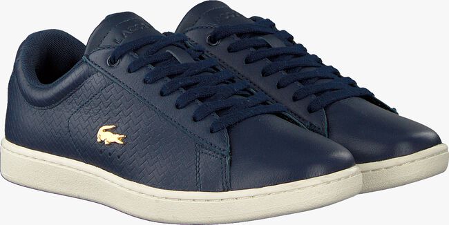 Blauwe LACOSTE Lage sneakers CARNABY EVO DAMES - large