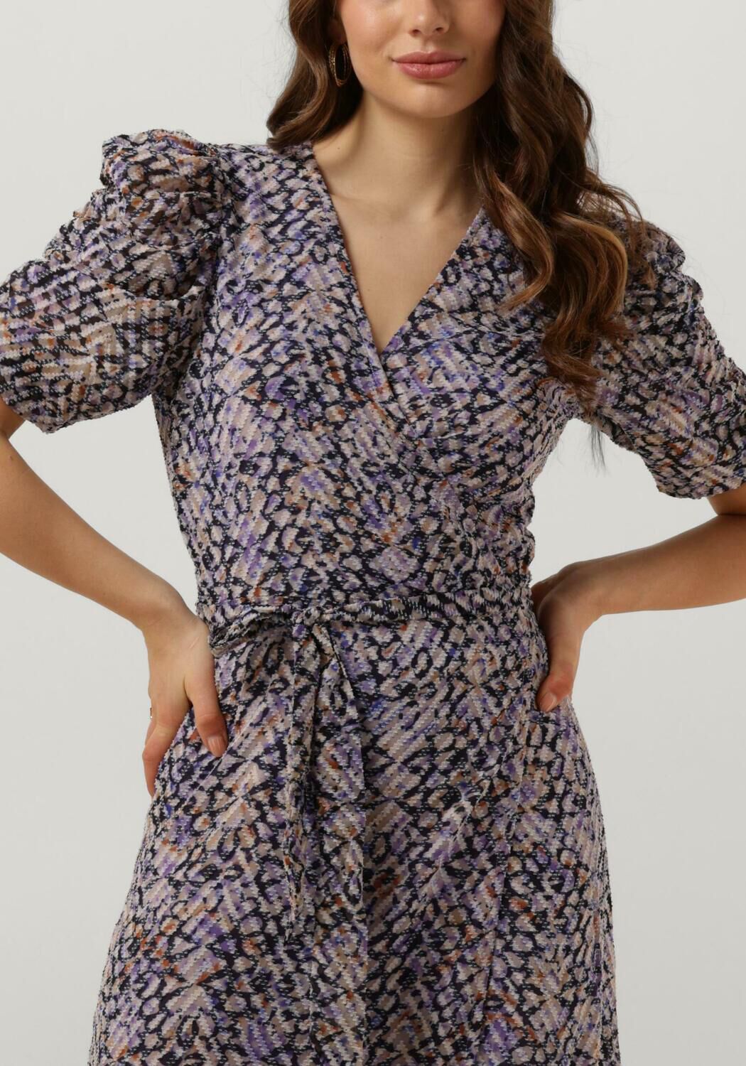 Donkerblauwe AAIKO Maxi jurk PIDA PES 522 Omoda