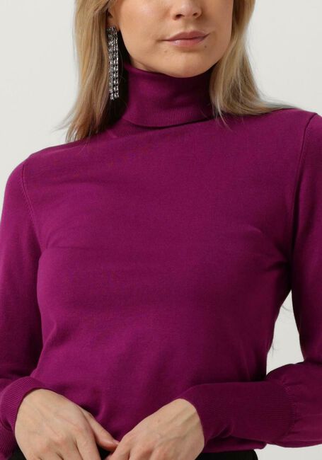 YDENCE Col roulé KNITTED TOP MEL en violet - large