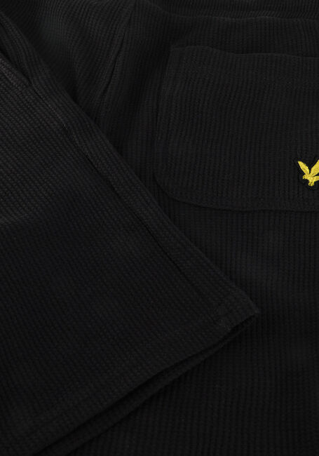 LYLE & SCOTT Pantalon courte WAFFLE SHORT en noir - large