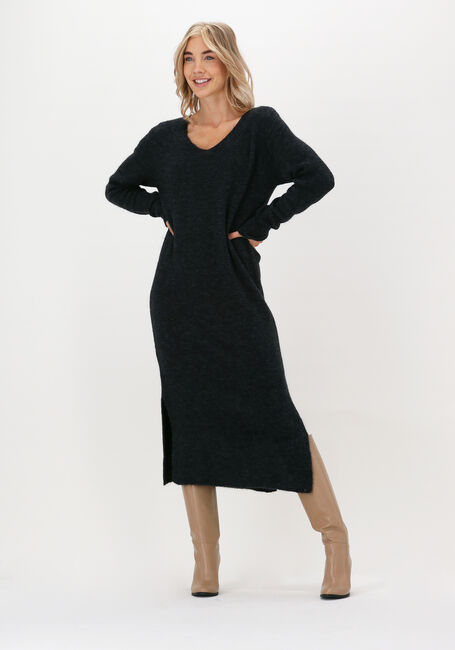Grijze SIMPLE Midi jurk JESS - large