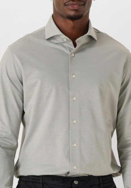 PROFUOMO Chemise classique SHIRT X-CUTAWAY JAPANESE KNITTED en gris - large