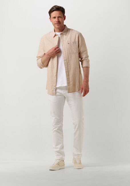Beige TOMMY JEANS Casual overhemd TJM REG LINEN BLEND SHIRT Beige TOMMY JEANS Casual overhemd TJM REG LINEN BLEND SHIRT - large