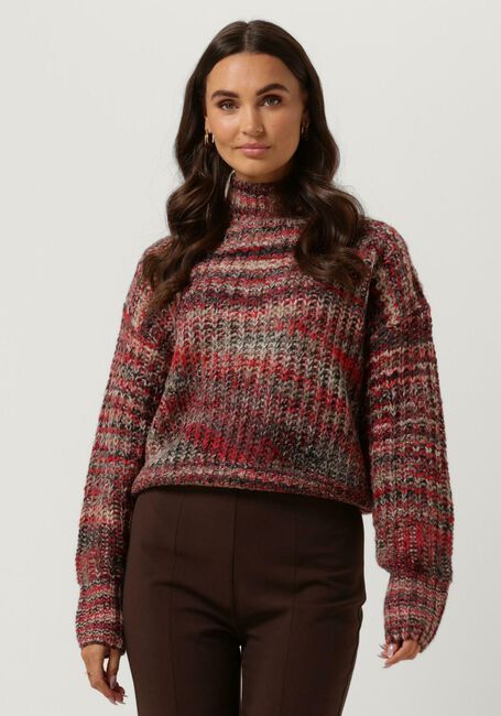 ANOTHER LABEL Pull DYLAN KNITTED PULL L/S en marron - large