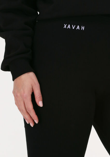 Zwarte XAVAH Flared broek FLAIRPANT LEGGING - large