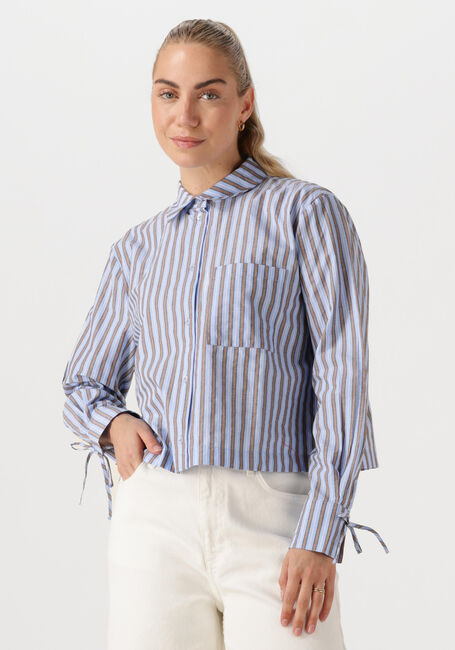 Blauwe MODSTRÖM  MEYRICKMD STRIPE SHIRT - large