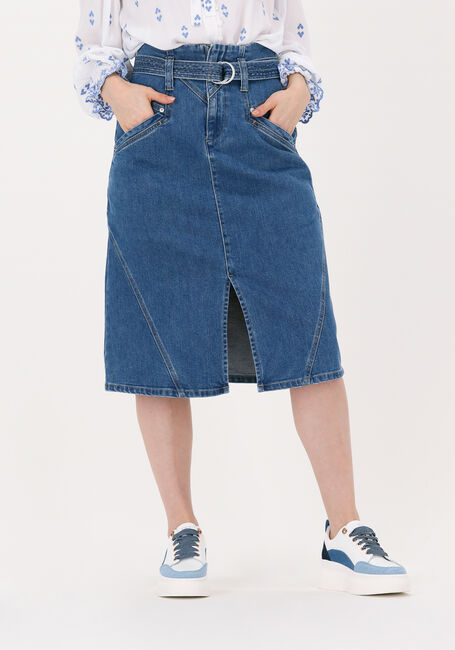 SUNCOO Jupe midi FRESH en bleu - large