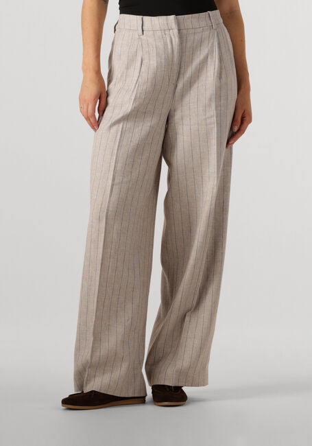 Beige SELECTED FEMME Pantalon SLFVILKA SUN HW EXTRA WIDE PANT - large