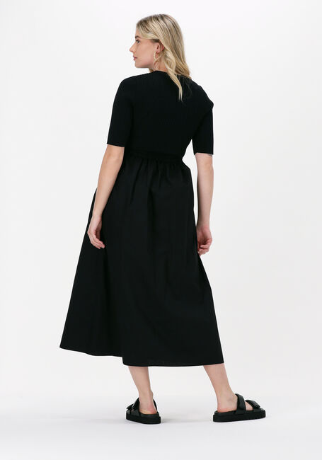 Zwarte GESTUZ Midi jurk ABEL SS DRESS - large