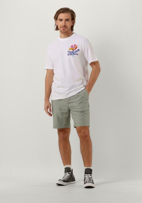 Witte SCOTCH & SODA T-shirt ENDLESS SUMMER ARTWORK TEE Witte SCOTCH & SODA T-shirt ENDLESS SUMMER ARTWORK TEE - large