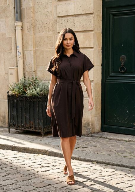Bruine STUDIO ANNELOES  Louni blouse dress - large