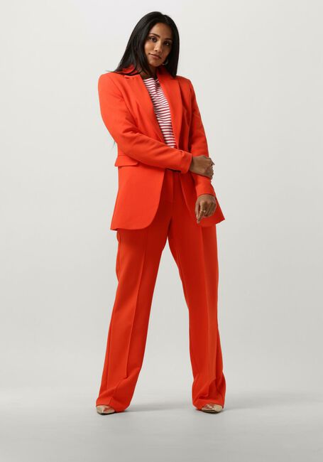 JANSEN AMSTERDAM Blazer WQ238 WOVEN BLAZER WITH LONG SLEEVE en orange - large