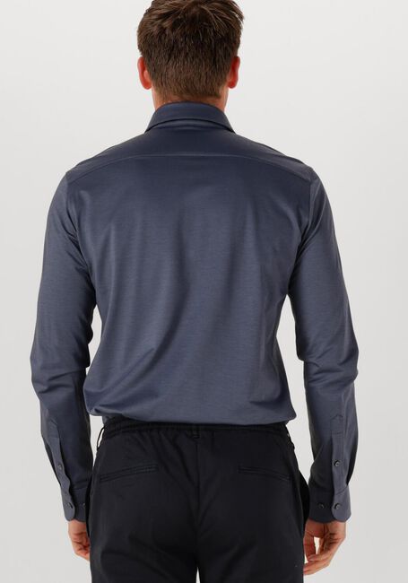 PROFUOMO Chemise classique SHIRT X-CUTAWAY SF JAPANESE KNITTED Bleu foncé - large