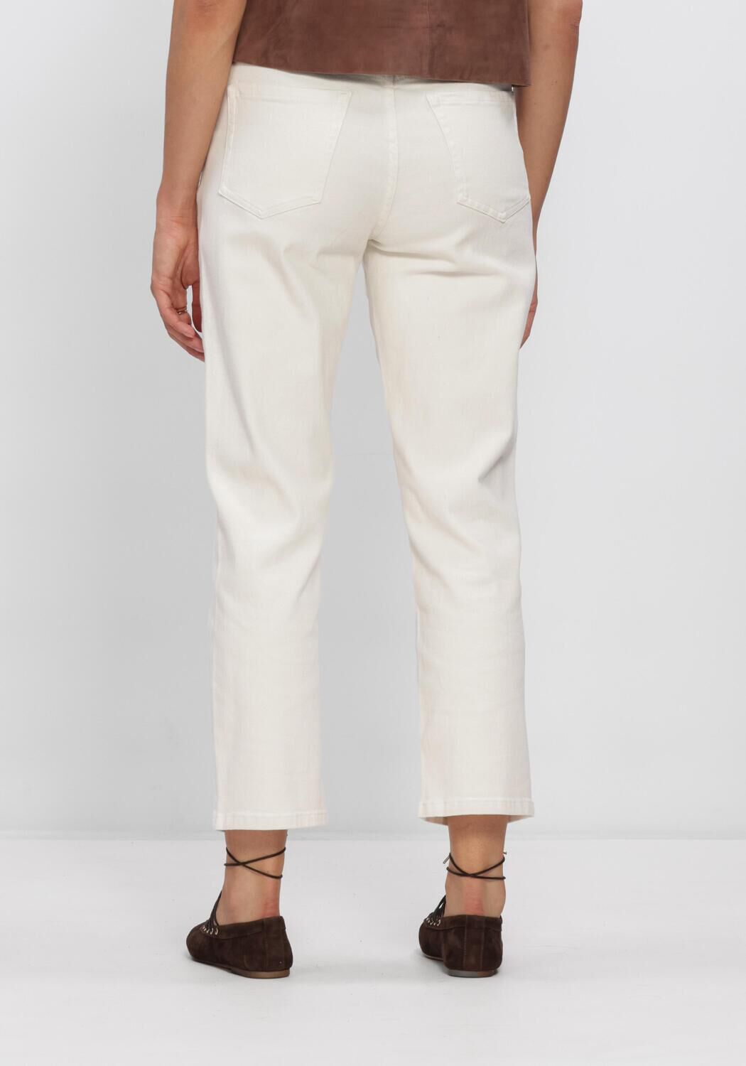 Witte JANICE Broeken/jumpsuits BAILEY - large