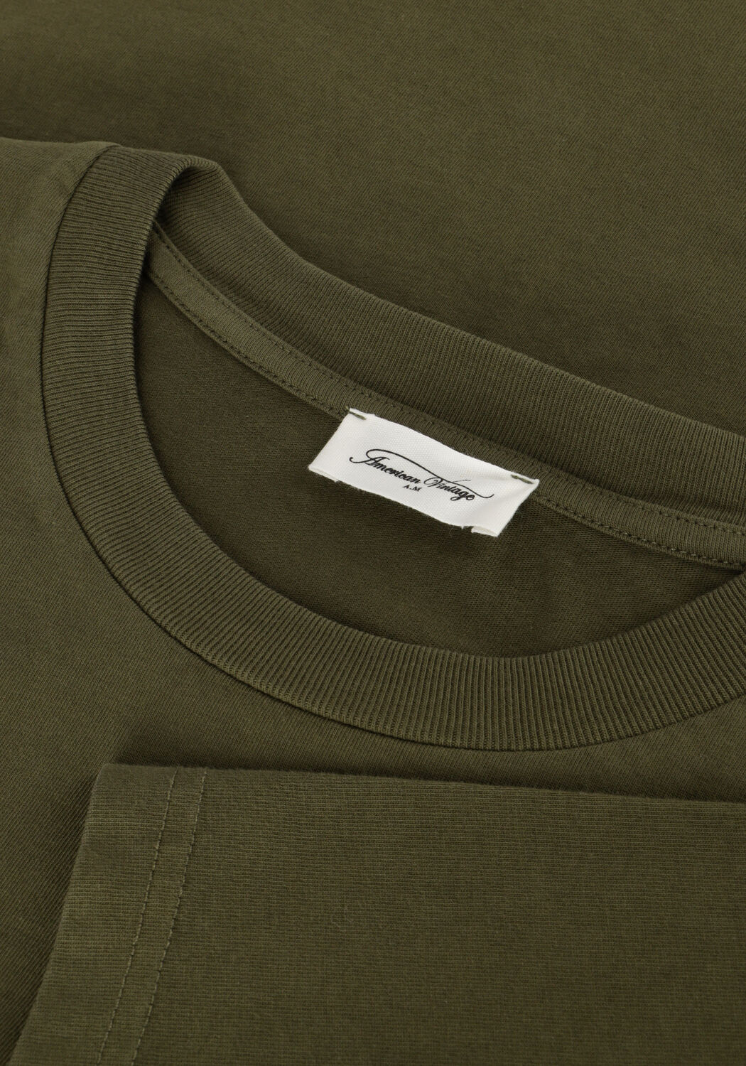 AMERICAN VINTAGE T-shirt FIZVALLEY MEN Vert fonc&eacute; - large