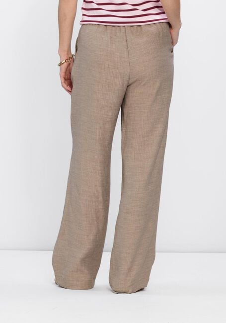 Taupe Y.A.S. Wijde broek YASRINA MW PANT - large