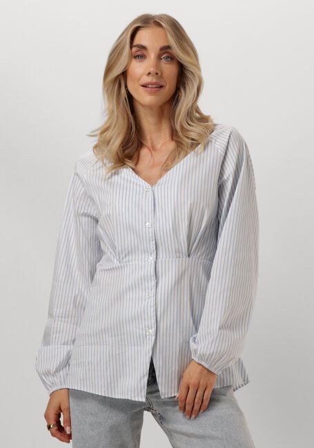 Blauwe OBJECT  OBJTUTTA SCULPTURE FIT LS SHIRT D DIV - large