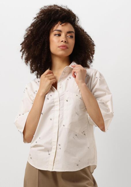 COPENHAGEN MUSE CMRHINE-SHIRT Blouses Crème - large