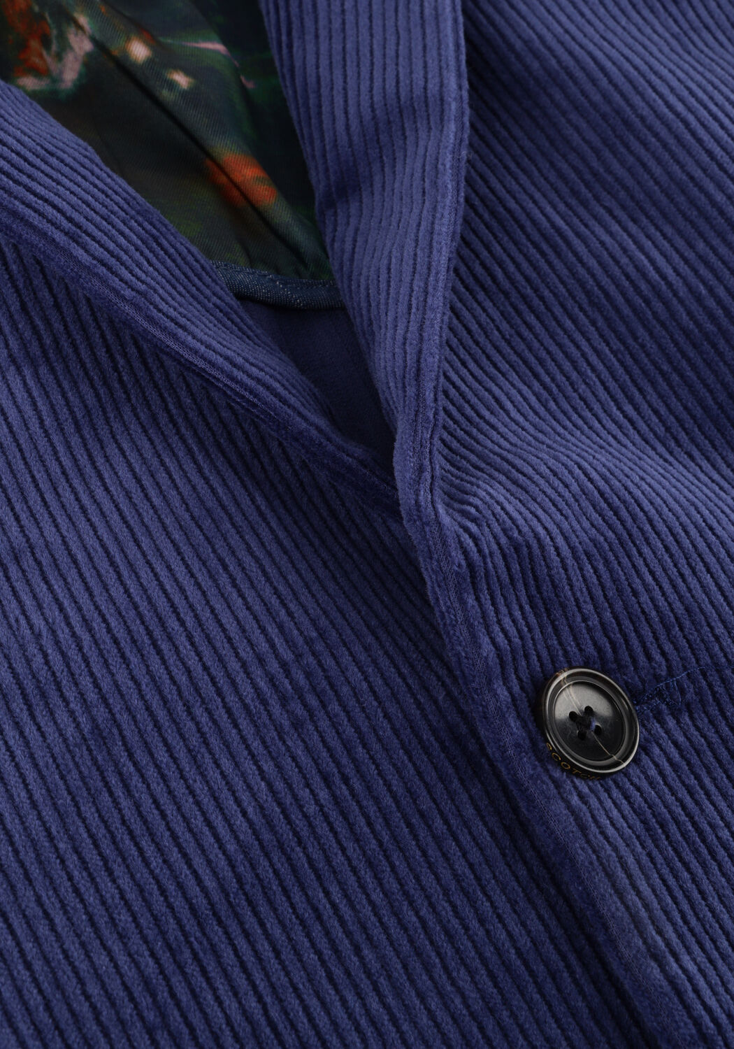 Blauwe SCOTCH & SODA Colberts REGULAR FIT UNCONSTRUCTED CORDUROY BLAZER - large