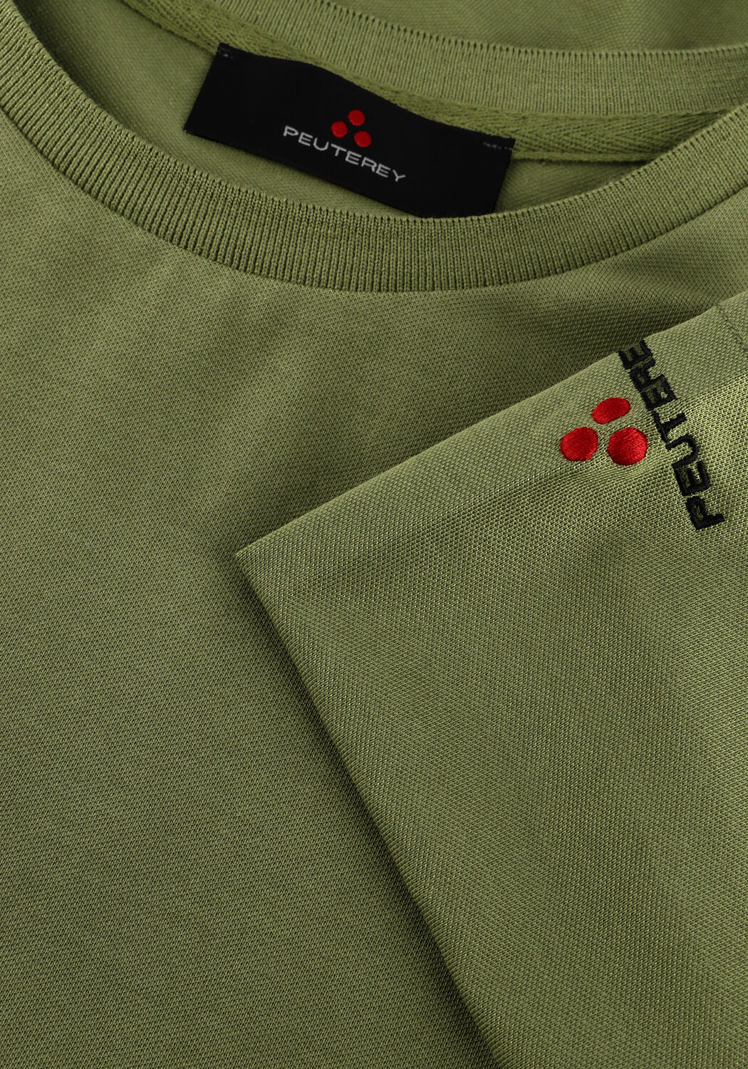 Groene PEUTEREY T-shirt ZOLE 02 - large