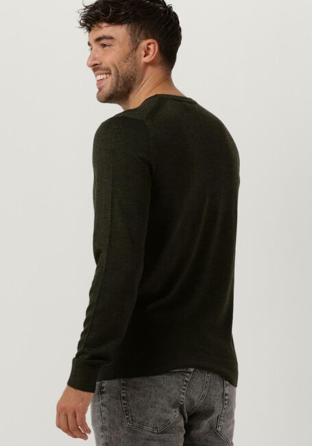 Olijf CALVIN KLEIN Sweater SUPERIOR WOOL CREW NECK SWEATER - large