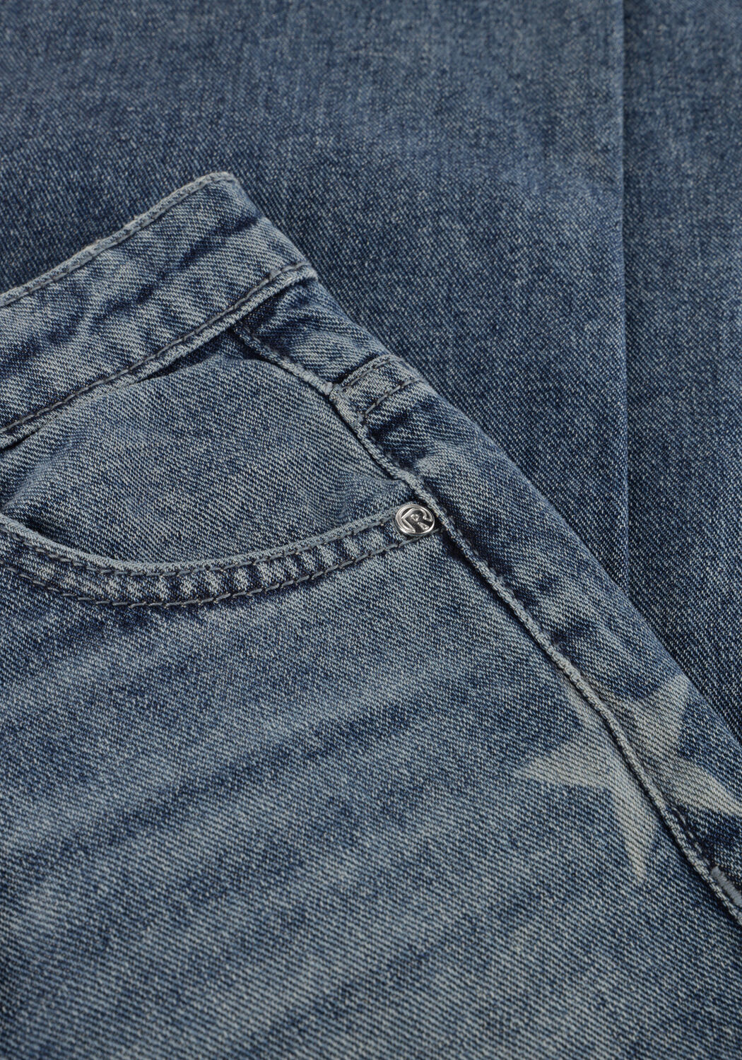 RAIZZED Wide jeans MONACO STAR en bleu - large