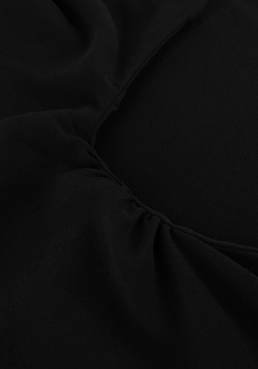 Zwarte NEO NOIR Midi jurk MILOINE DRAPE DRESS - large