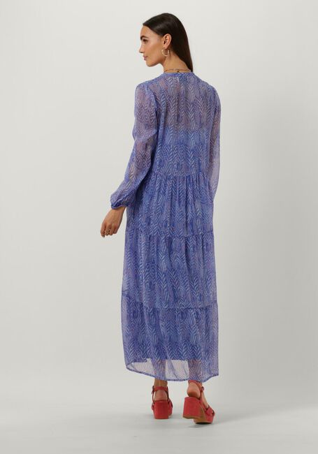 NEO NOIR Robe midi NOBIS SWIRL MIX DRESS en bleu - large