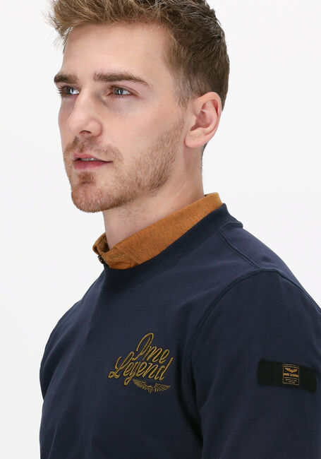 PME LEGEND Chandail LONG SLEEVE R-NECK FINE TERRY en bleu - large