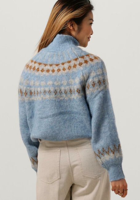 Blauwe Y.A.S. Coltrui YASISTA LS KNIT PULLOVER - large