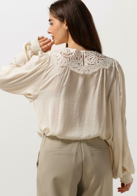 Gebroken wit SUMMUM  TOP DRAPY SATIN - large
