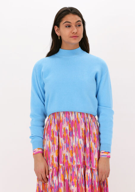 MINUS Pull JOSE KNIT TURTLENECK Bleu clair - large