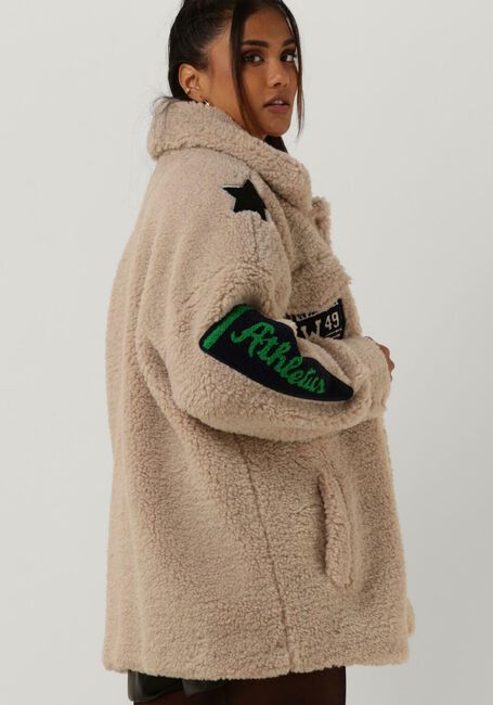 GOOSECRAFT Manteau Teddy KATE BADGE Sable - large