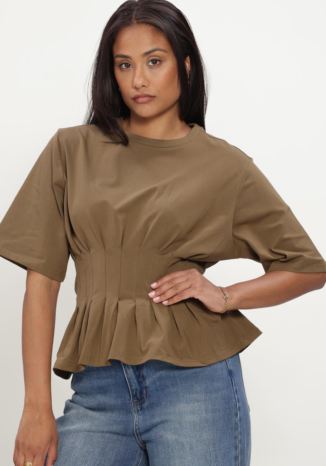 GESTUZ GZINEZ TEE Blouses en vert - large