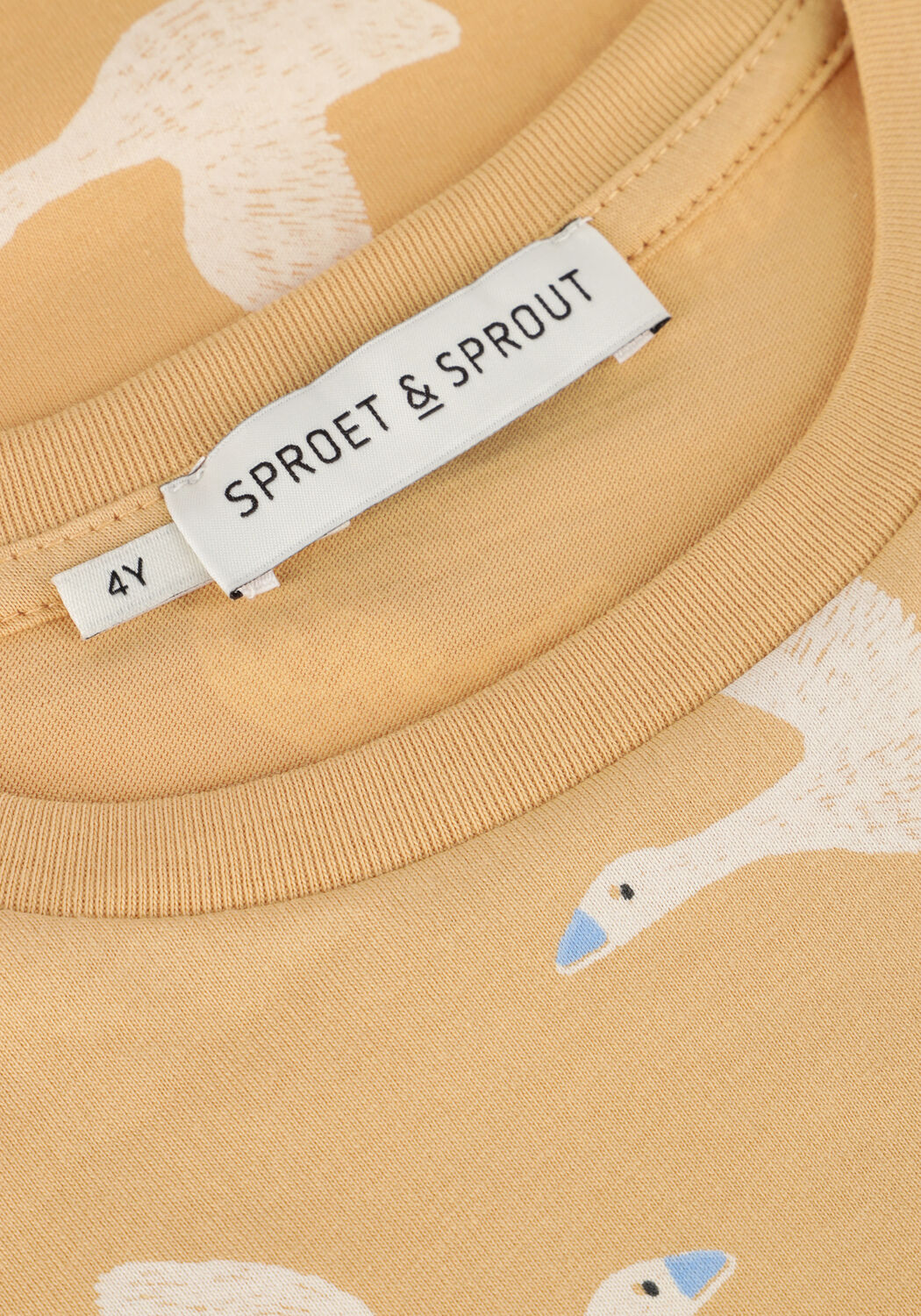 Sproet & Sprout T-shirt T-SHIRT GOOSE PRINT en beige - large