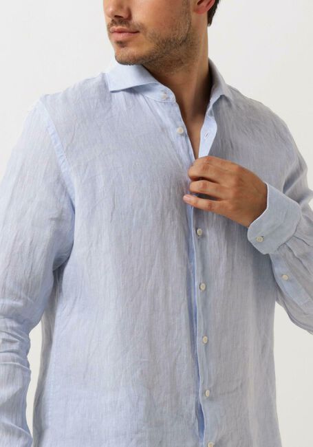 PROFUOMO Chemise classique SHIRT X-CUTAWAY SC LINNEN Bleu clair - large