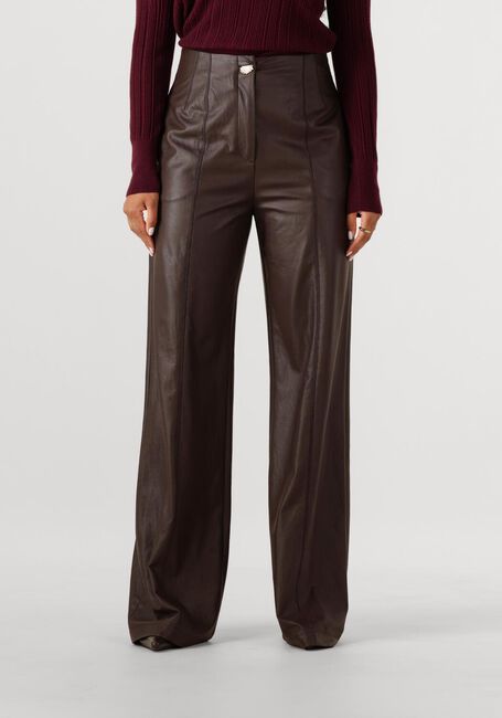 Bruine CAROLINE BISS Wijde broek 4567 - large