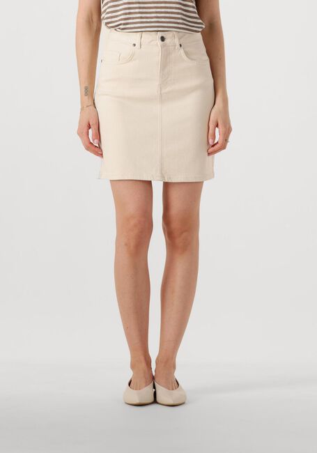 OBJECT Mini-jupe OBJELLEN HW SHORT TWILL SKIRT Écru - large