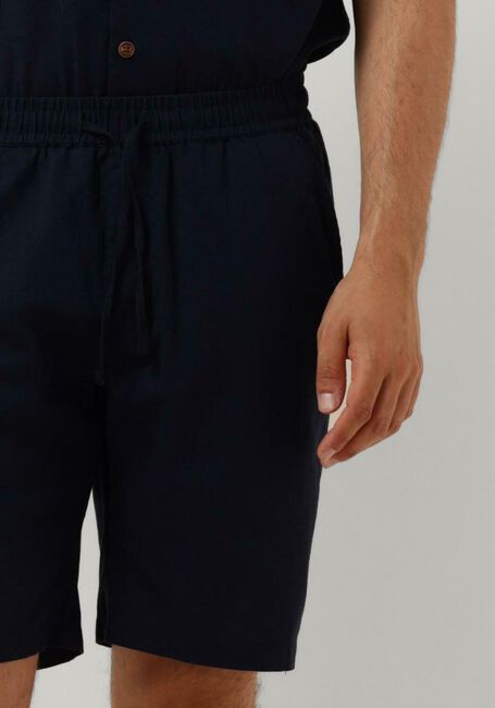 ANERKJENDT Pantalon courte AKLT JAMES COT/LINEN ELA SHORTS Bleu foncé - large