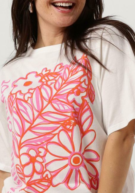 FABIENNE CHAPOT T-shirt FAY BLOOM PINK T-SHIRT Écru - large