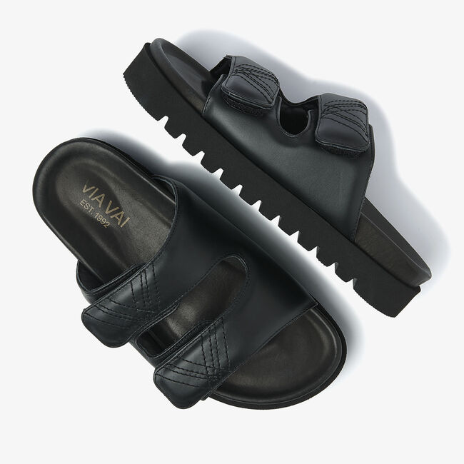 Zwarte VIA VAI Slippers RAE LIDIA - large