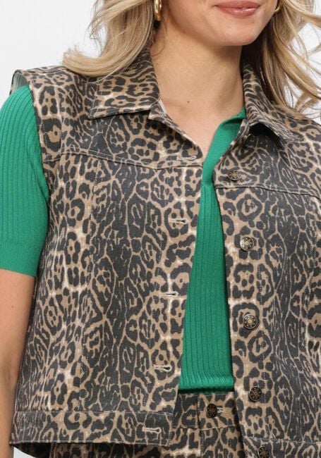 YDENCE Gilet GILET TARA en marron - large