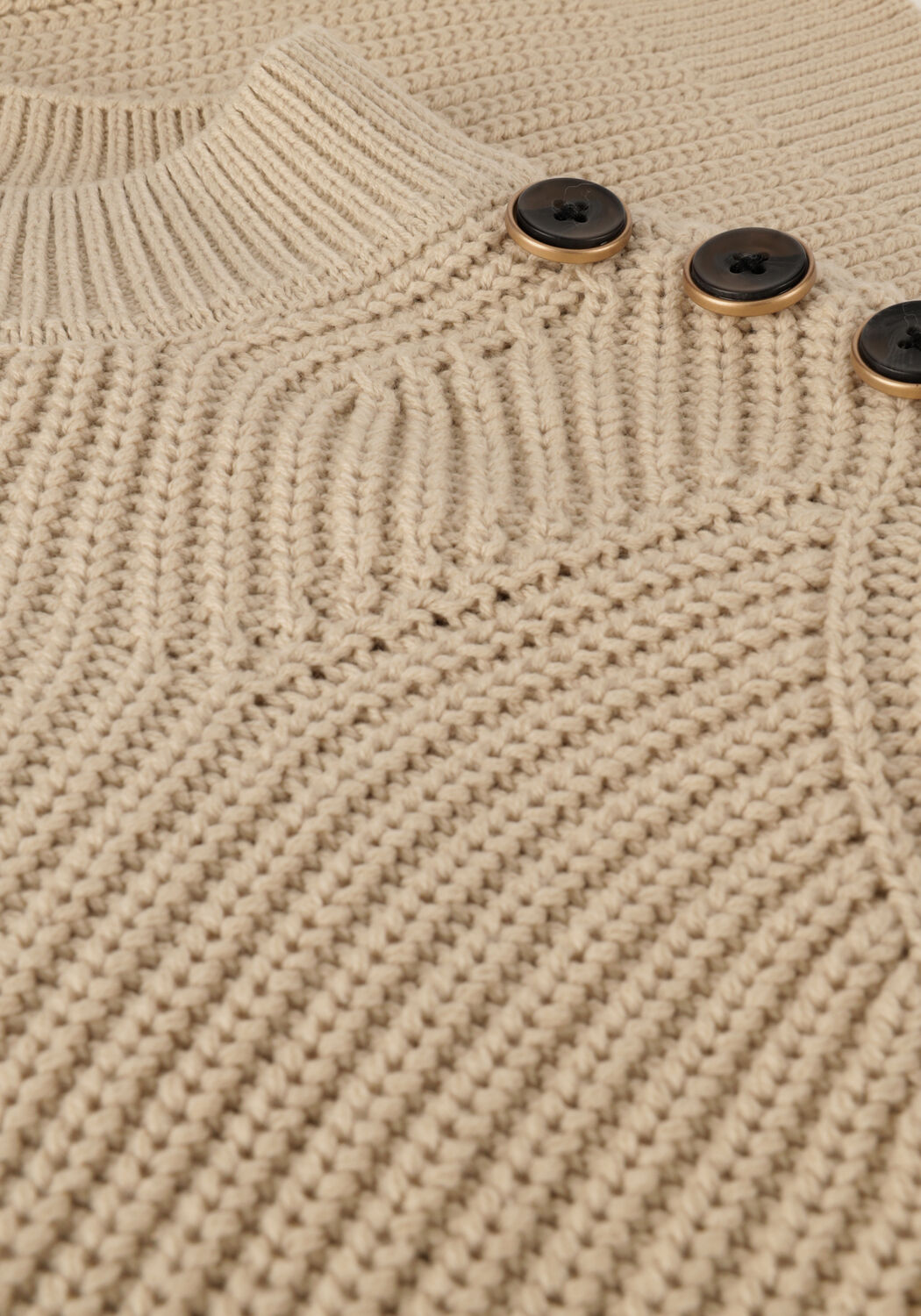 Beige MINUS Trui ARYA KNIT PULLOVER - large