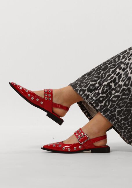 NOTRE-V 08-236 Slingbacks en rouge - large
